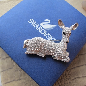 Swarovski Fawn - Etsy