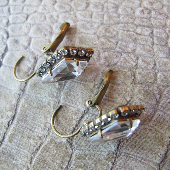 Costume diamond drop earrings best sale