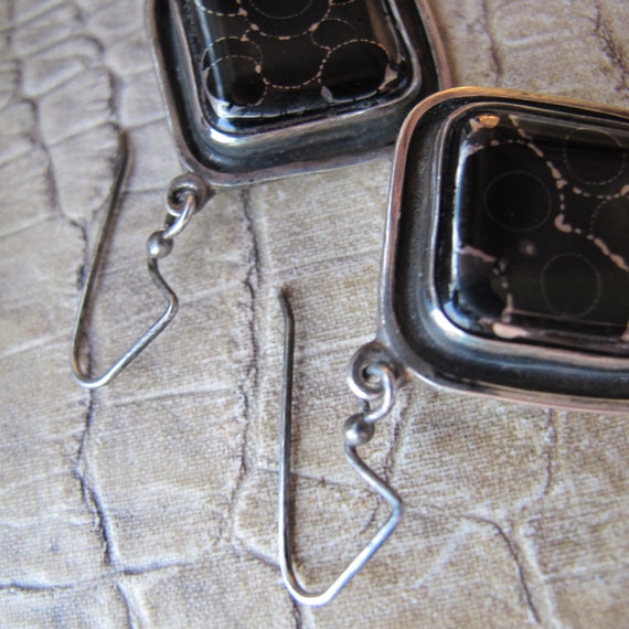 Studio Handmade Sterling Silver & Hematite Stone … - image 6