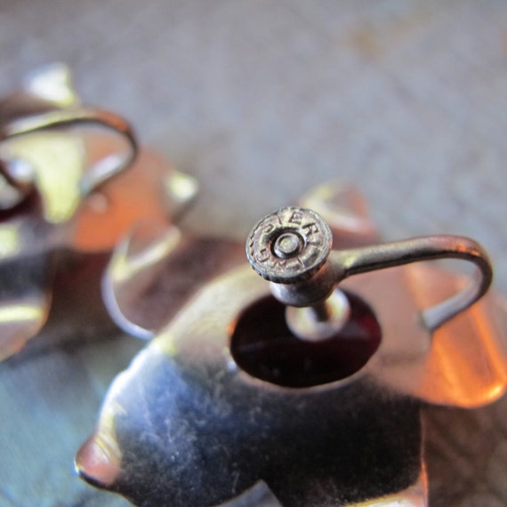 1940's Pink Rose Gold Vermeil on Sterling Silver … - image 6