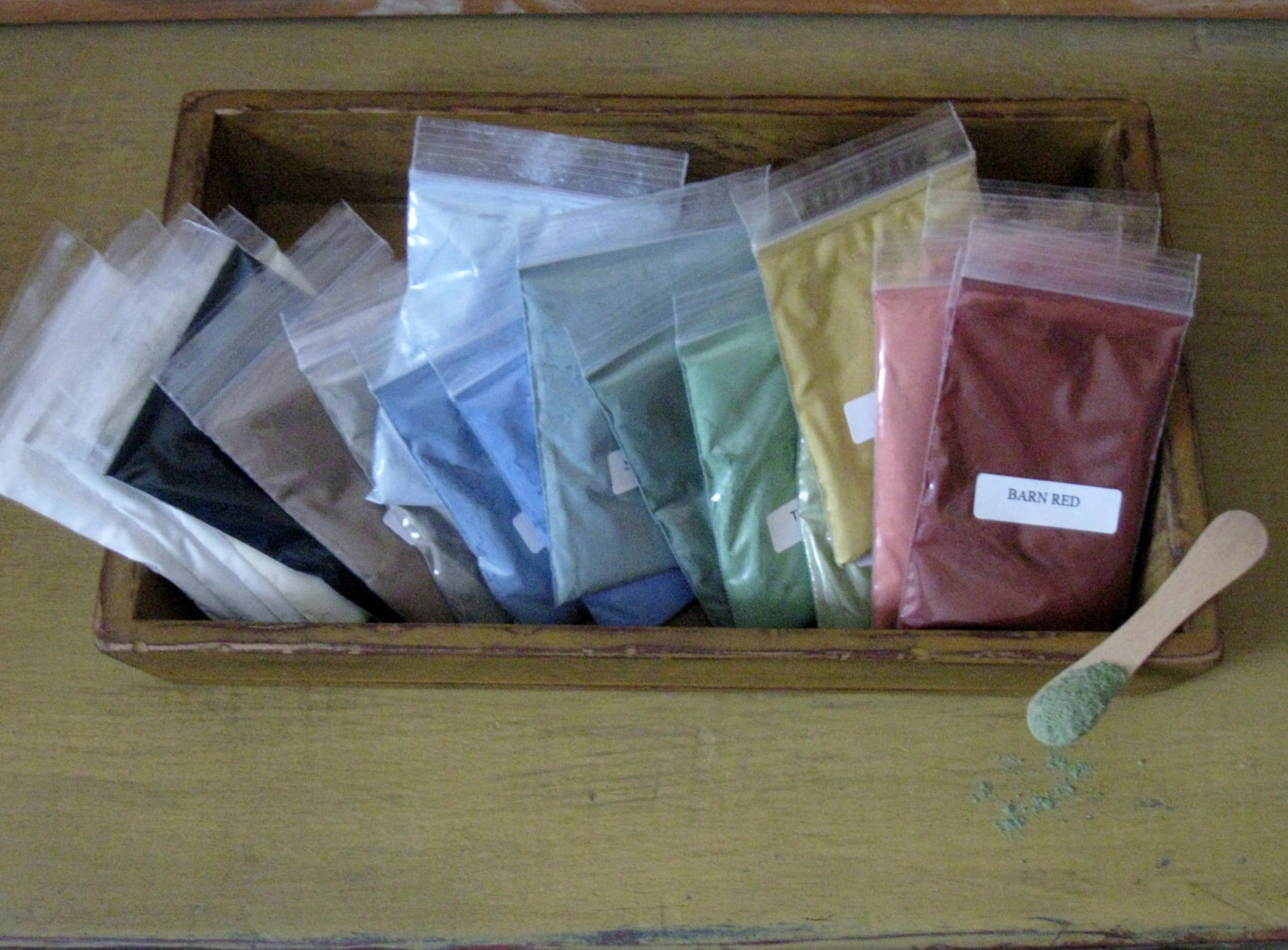 Set of 20 Genuine Old Fashioned Milk Paint Samples Etsy