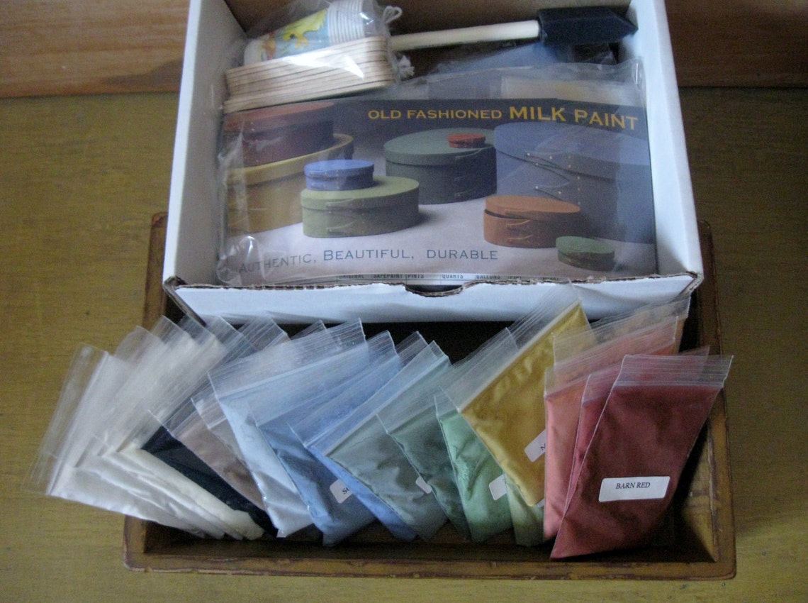 Set of 20 Genuine Old Fashioned Milk Paint Samples Etsy