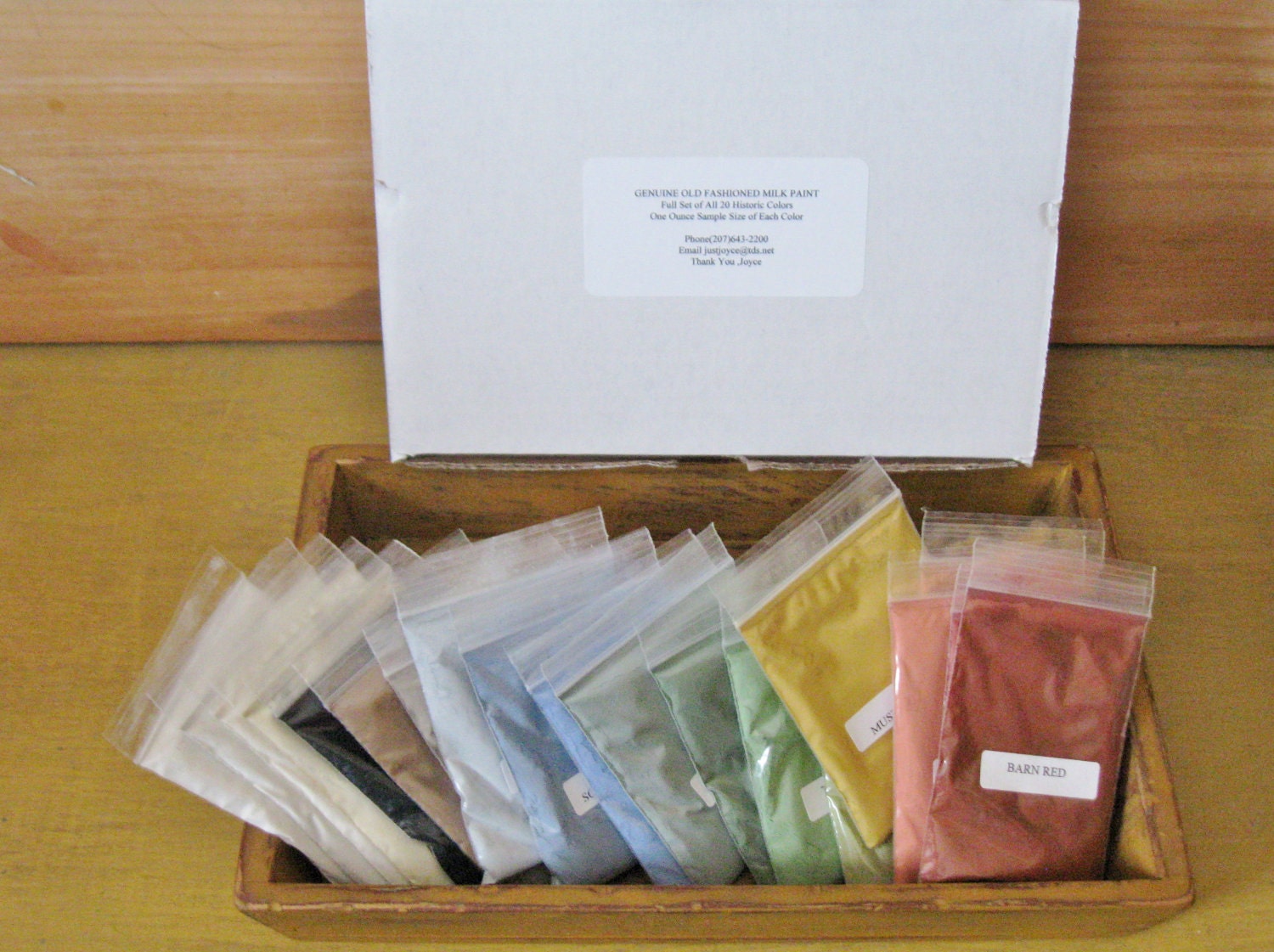 Set of 20 Genuine Old Fashioned Milk Paint Samples Etsy