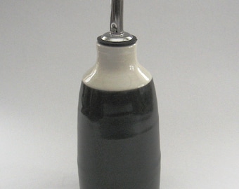 Black and White Oil Bottle