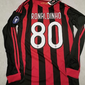 ウェア AC Milan 90s Vintage Long Sleeve Jersey Ac Milan Long Sleeve Jersey - Etsy