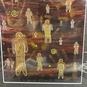 The People in Your Line Are For You  -- matted print -- original painting photo print