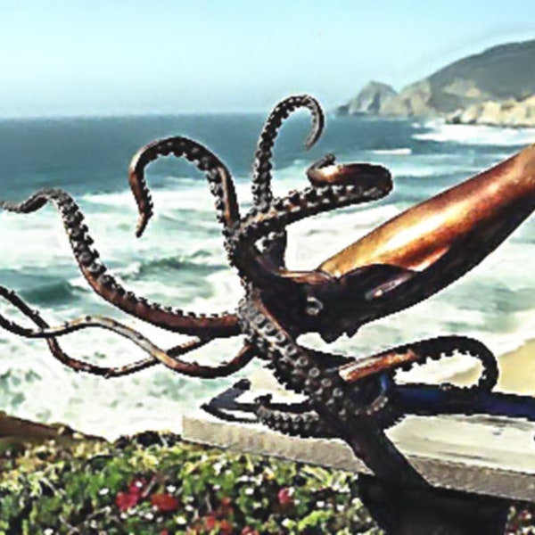 Giant squid sculpture BY ORDER! Ships Worldwide!