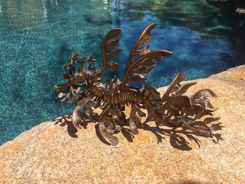 Leafy sea dragon sculpture BY ORDER Ships Worldwide image 4