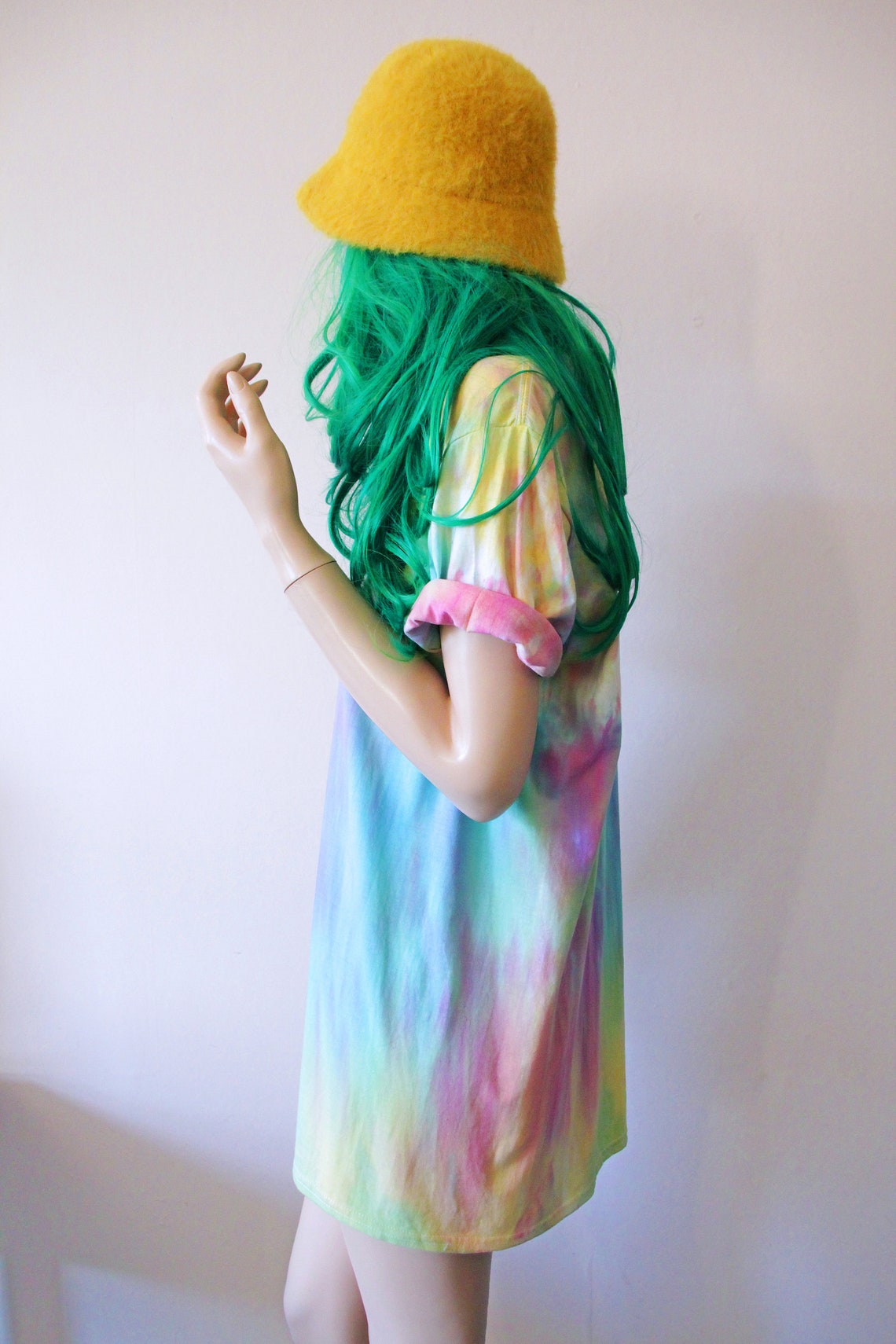 pastel rainbow tie dye shirt