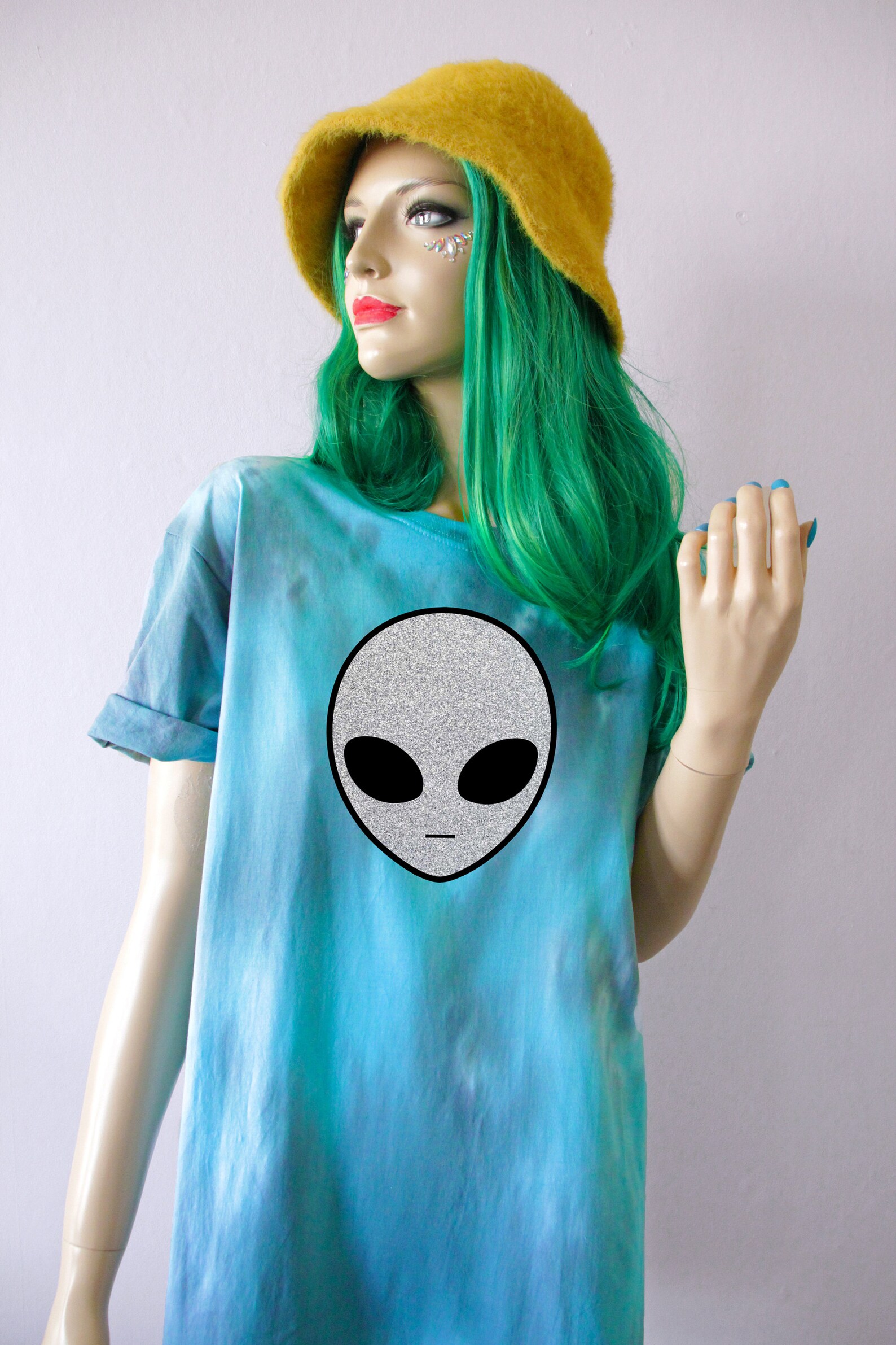 Alien Rainbow Pastel Tie Dye T-shirt | Etsy