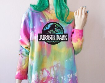 Jurassic Park Pastel Rainbow Tie Dye 