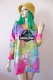 Jurassic Park Pastel Rainbow Tie Dye Sweater 