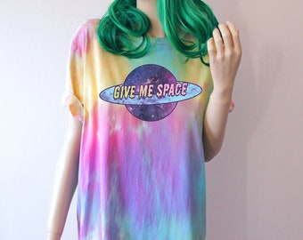 Give Me Space Rainbow Tie Dye T-Shirt