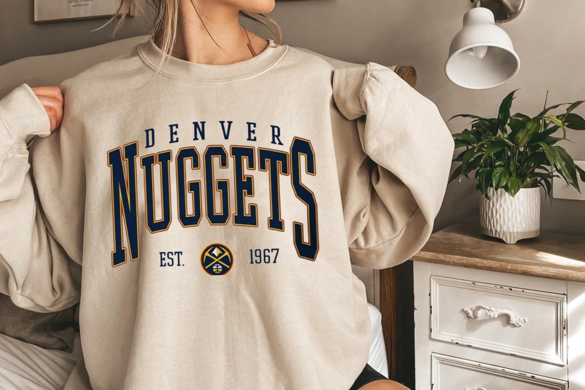NBA, Tops, Vintage 8s Nba Denver Nuggets Jersey Small