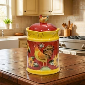 Susan Winget Sunflower Canisters - Etsy
