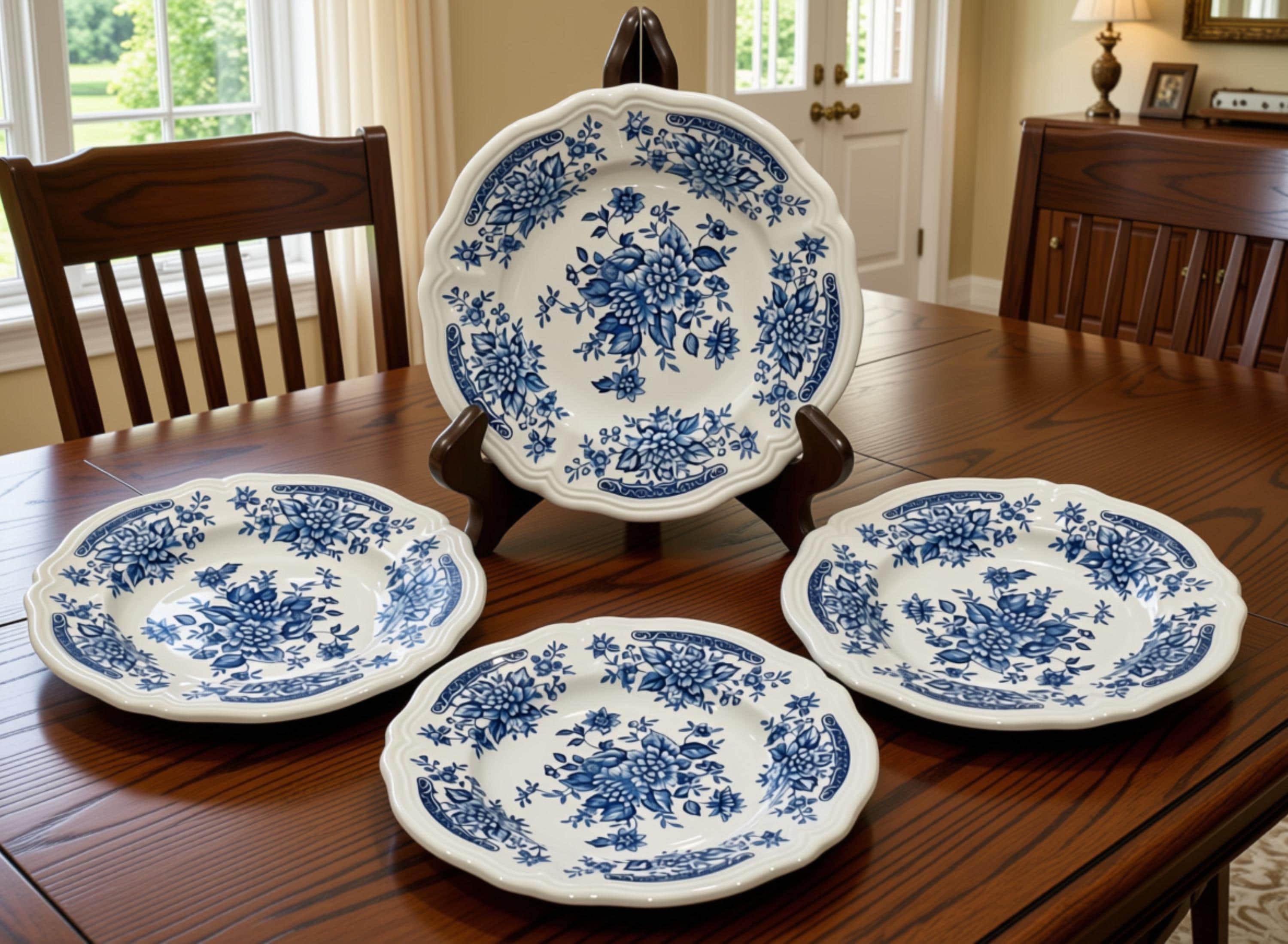 Blue Carnation Ironstone - Etsy