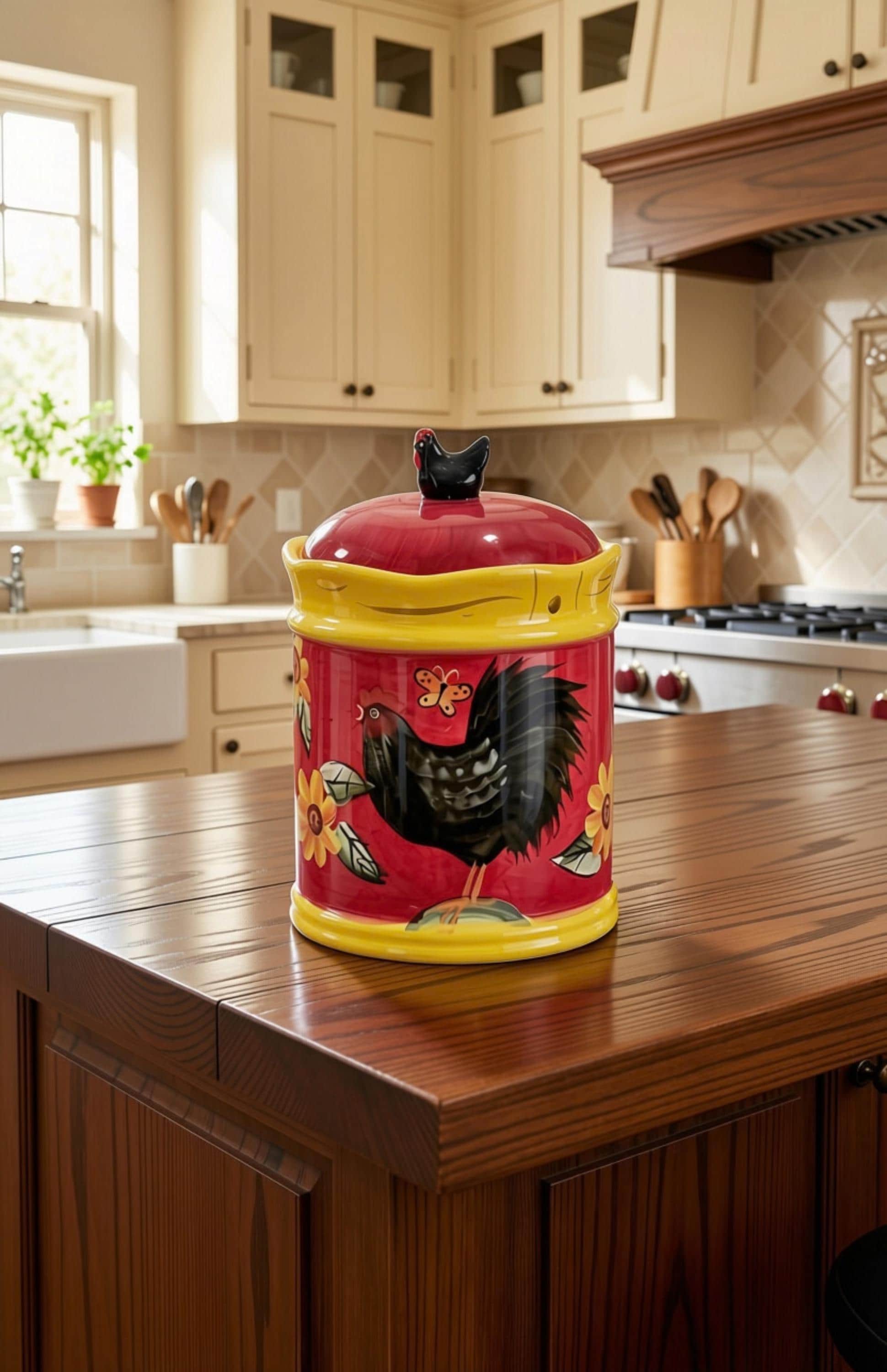 Susan Winget Sunflower Canisters - Etsy