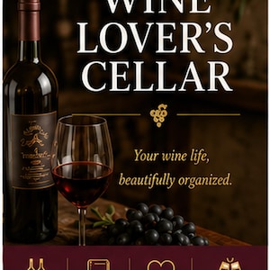 Wine Cellar Tracker Spreadsheet: Collection Inventory & Tasting Journal