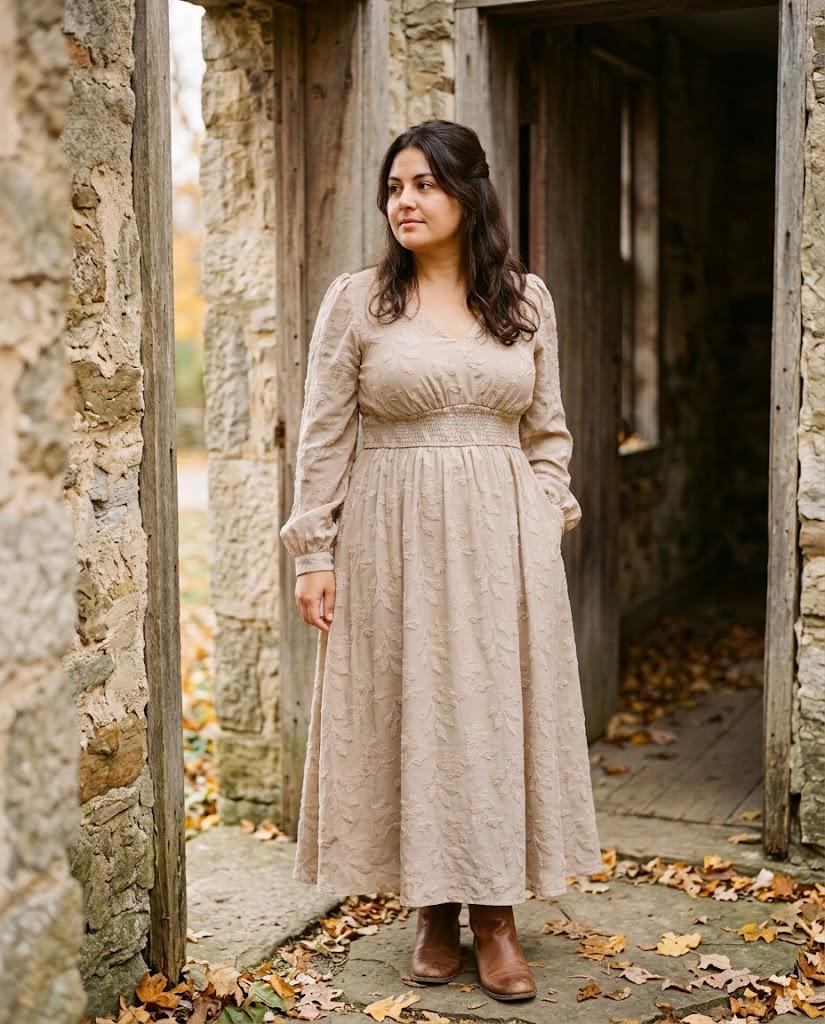 Fall Rehearsal Dinner Dress