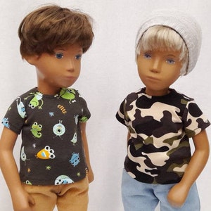 Printed T-shirts for 16/17&quot; Sasha/Gregor or Sasha Baby and Toddler