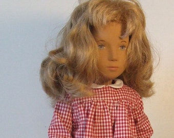 Long Sleeved Classic Gingham Dress Outfit for Sasha doll Girl, Toddler or Baby.