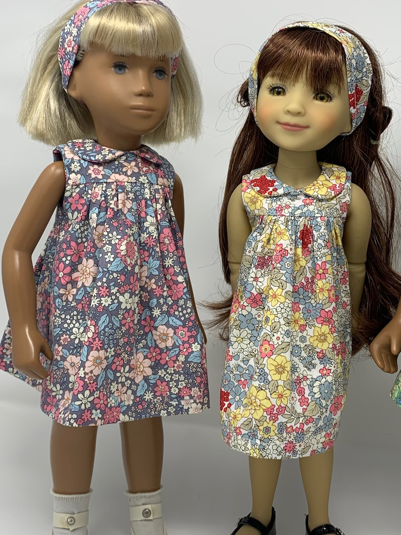 New Colours Sleeveless Classic Dress, Headband and Pants Outfits for 16/17 Sasha doll Girls and Ruby Red Fashion Friends dolls image 4