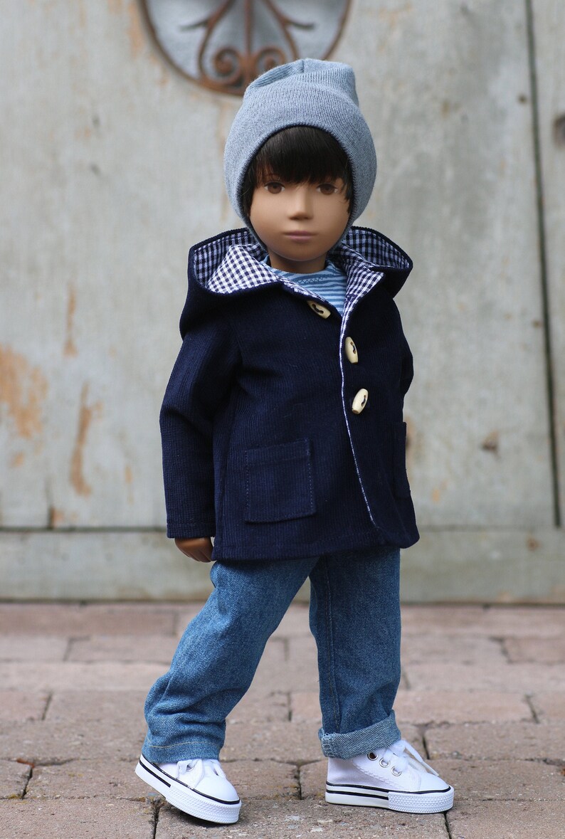 Corduroy coat with hood for Sasha 16\/17