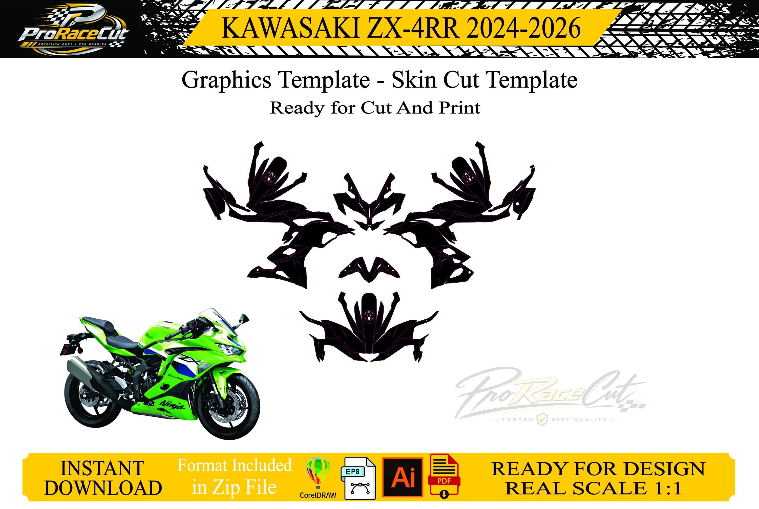 Kawasaki Zx 4rr Decal - Etsy