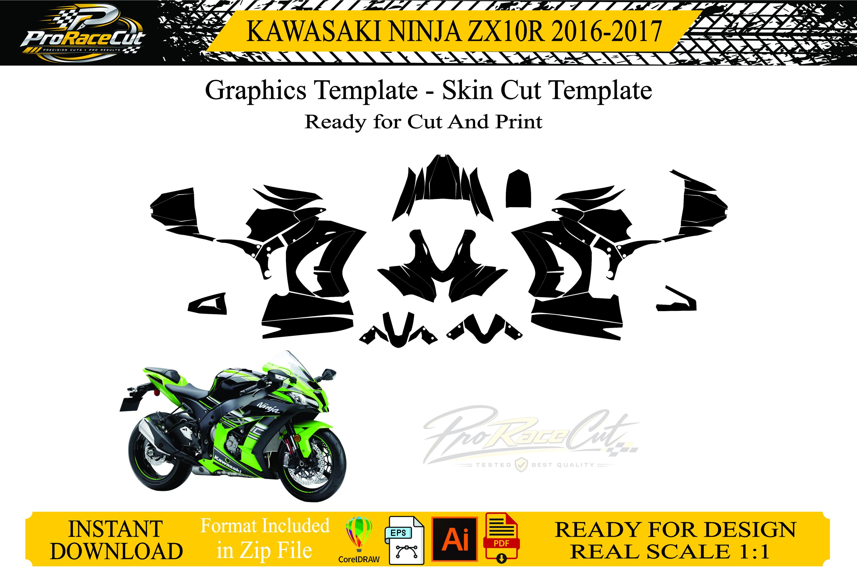Zx10r Fairing Decals - Etsy