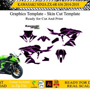 Kawasaki Ninja Zx6r Wrap - Etsy