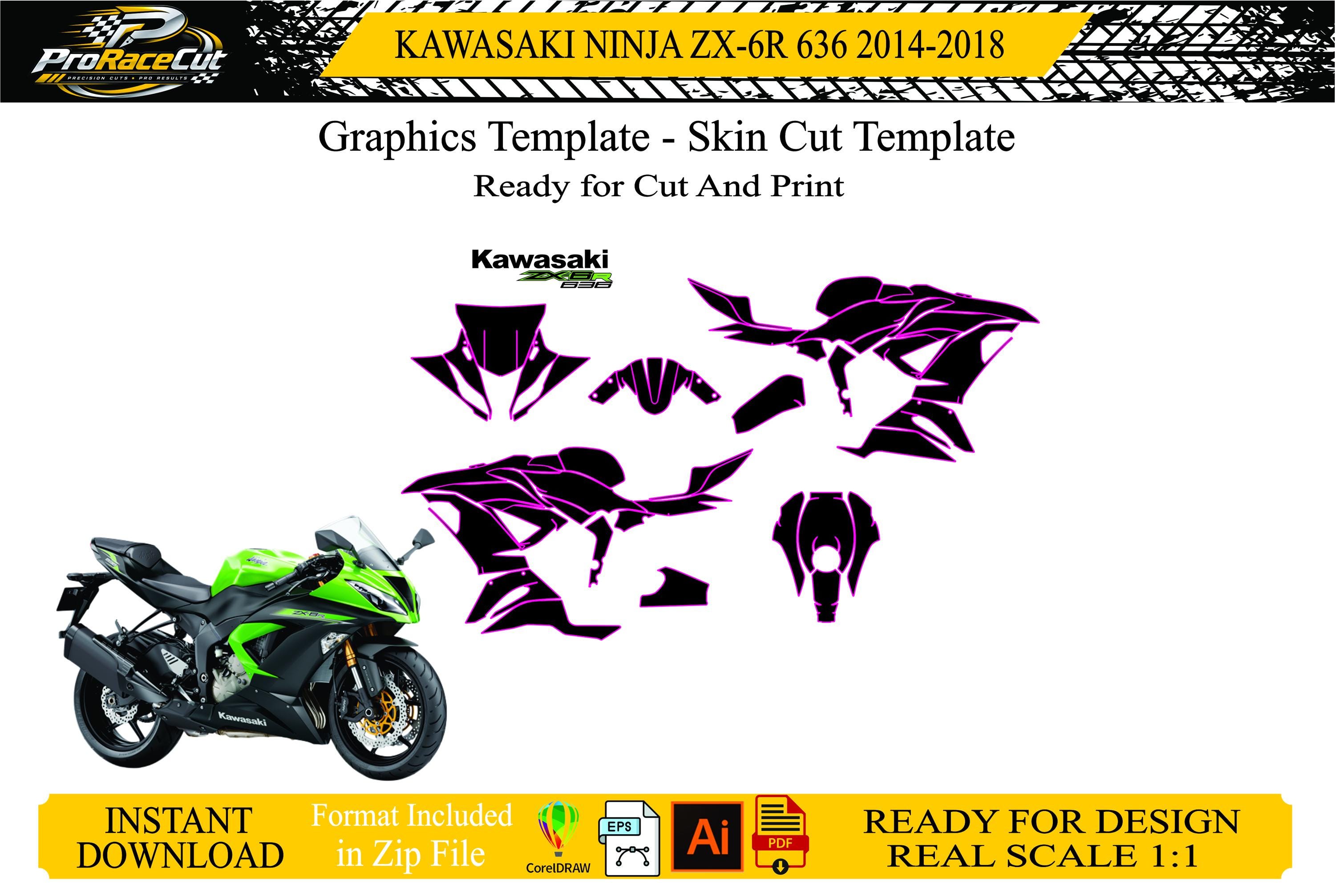 Kawasaki Ninja Zx6r Wrap - Etsy