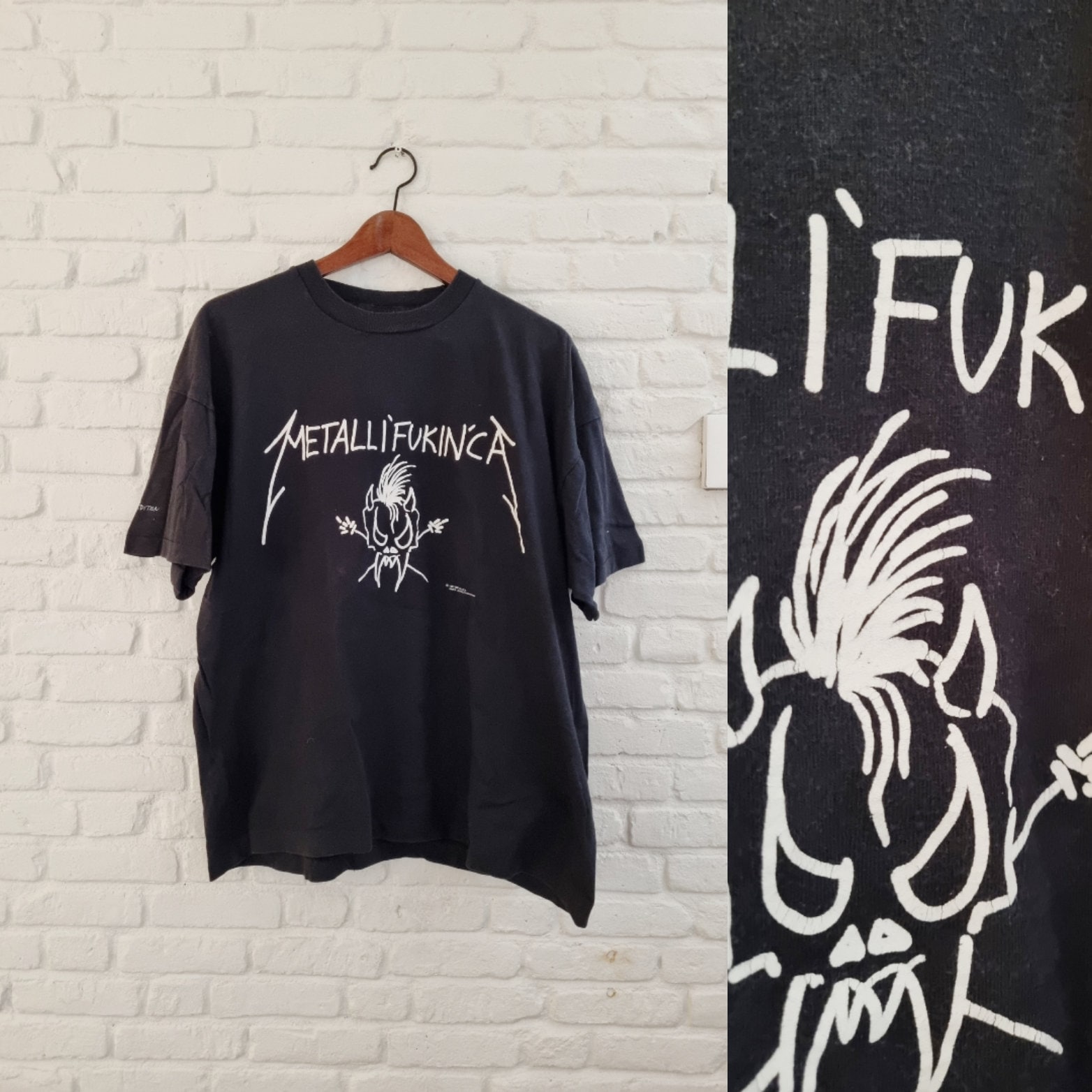 90's METALLICA Tシャツ “METALLI'FUCKIN'CA Vintage Tour '93 T