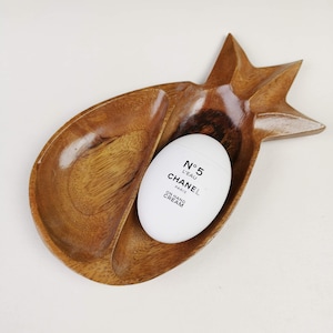 Vintage pineapple wooden tray | Wood pineapple bowl | Alii woods Honolulu
