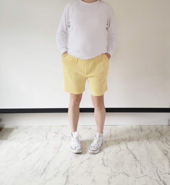 cotton elastic waist shorts