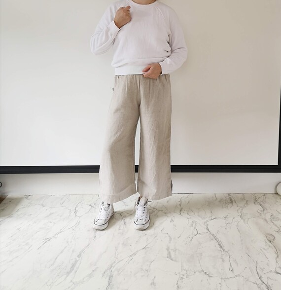 Beige linen pants | Linen summer pants | Beige lin