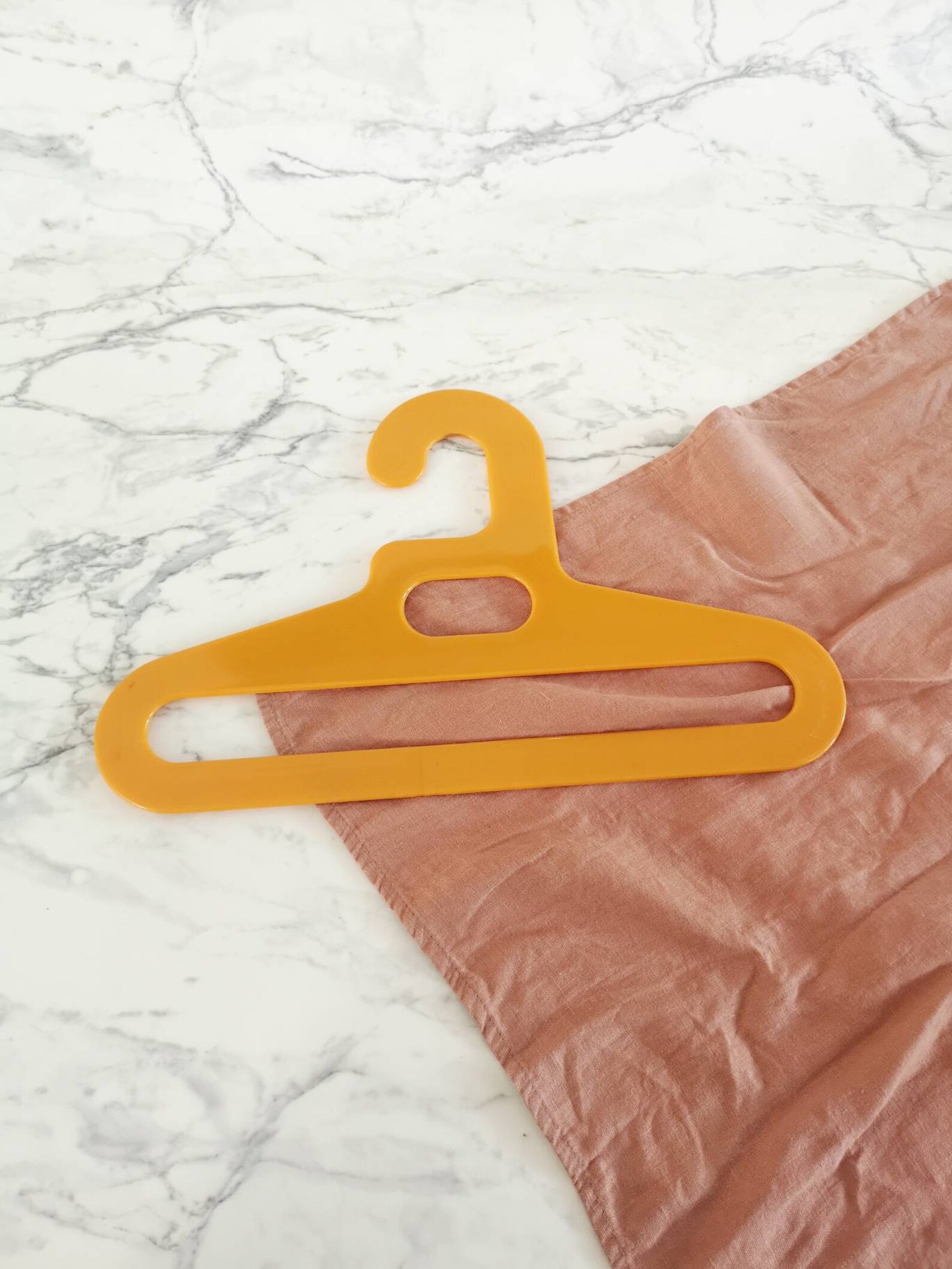 Orange Clothing Hanger Vintage Clothing Hanger Plastic Etsy