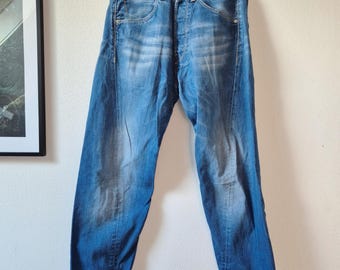 Jean Levi's Engineered vintage Y2K - Denim bleu - Taille W30 - Jambe torsadée