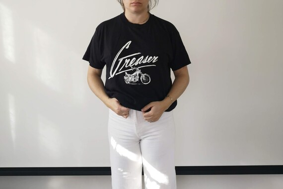 Vintage Greaser motorcycle t-shirt size XL | Royal