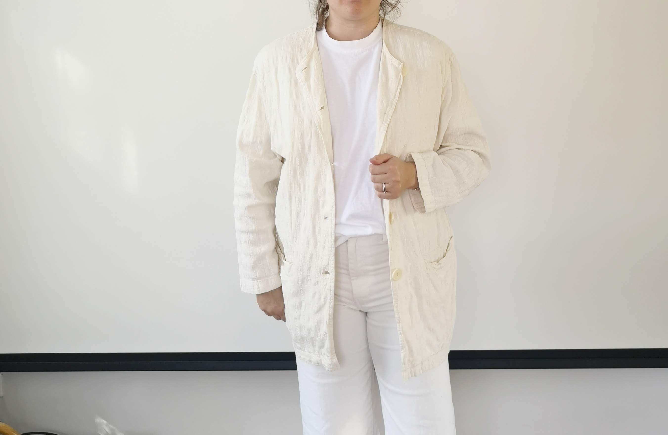 Off white deals linen jacket