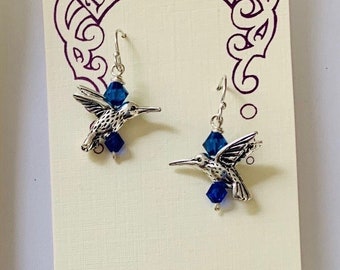 Hummingbird earrings