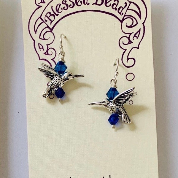 Hummingbird earrings