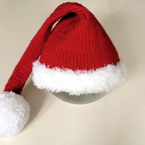 Santa hat 74,80,86 Christmas hat baby hat image 2