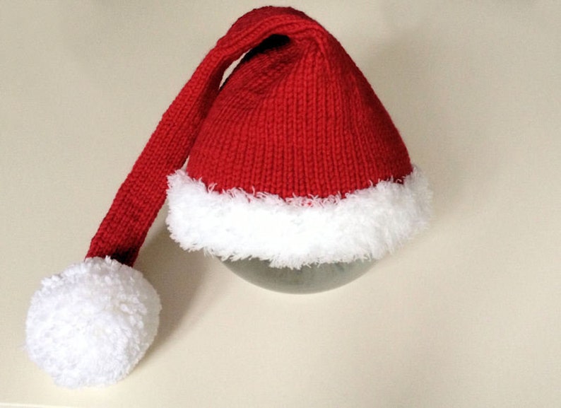 Santa hat 74,80,86 Christmas hat baby hat image 2