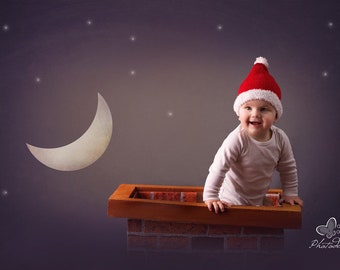 Baby Nikolausmütze 62,68 Weihnachtsmütze Babymütze