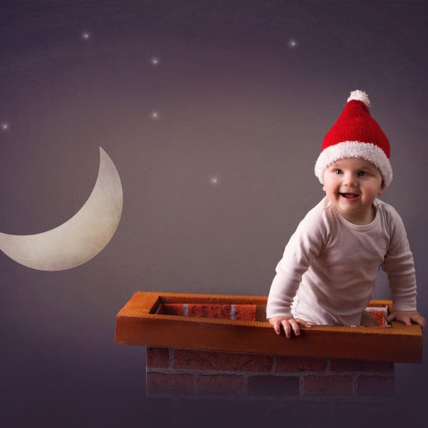 Baby Nikolausmütze 62,68 Weihnachtsmütze Babymütze