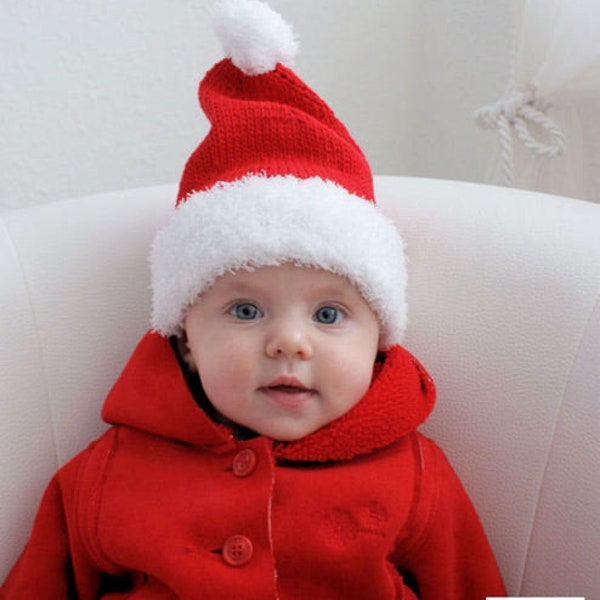 Baby Nikolausmütze 50,56 Weihnachtsmütze Babymütze