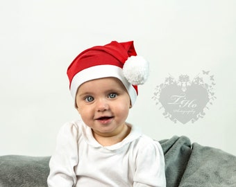 Baby Nikolausmütze 62,68 Weihnachtsmütze Babymütze