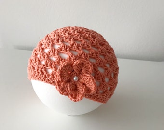 Baby children's hat, crochet hat