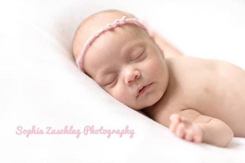 Baby Hairband, Newborn Photography image 1