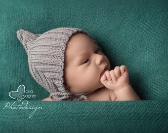 Baby hat "Pixie" gray